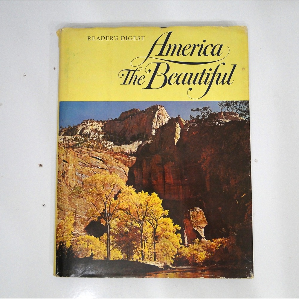 Reader's Digest America The Beautiful Vintage Hardcover Book with Dust Jacket